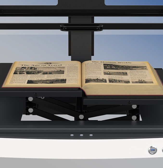 Book scanner detail